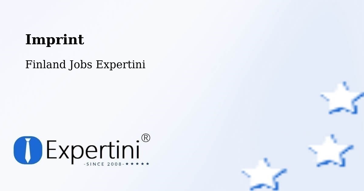 Imprint – Kerava - Finland Jobs Expertini